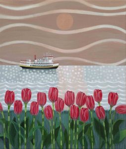 Spaien Gail, Spring Tulips Casco Bay, 2025