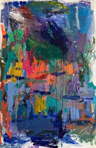 Hussein Al Mohasen, Untitled-2019-Signed-dated-Acrylic-on-canvas-152-x-100-cm