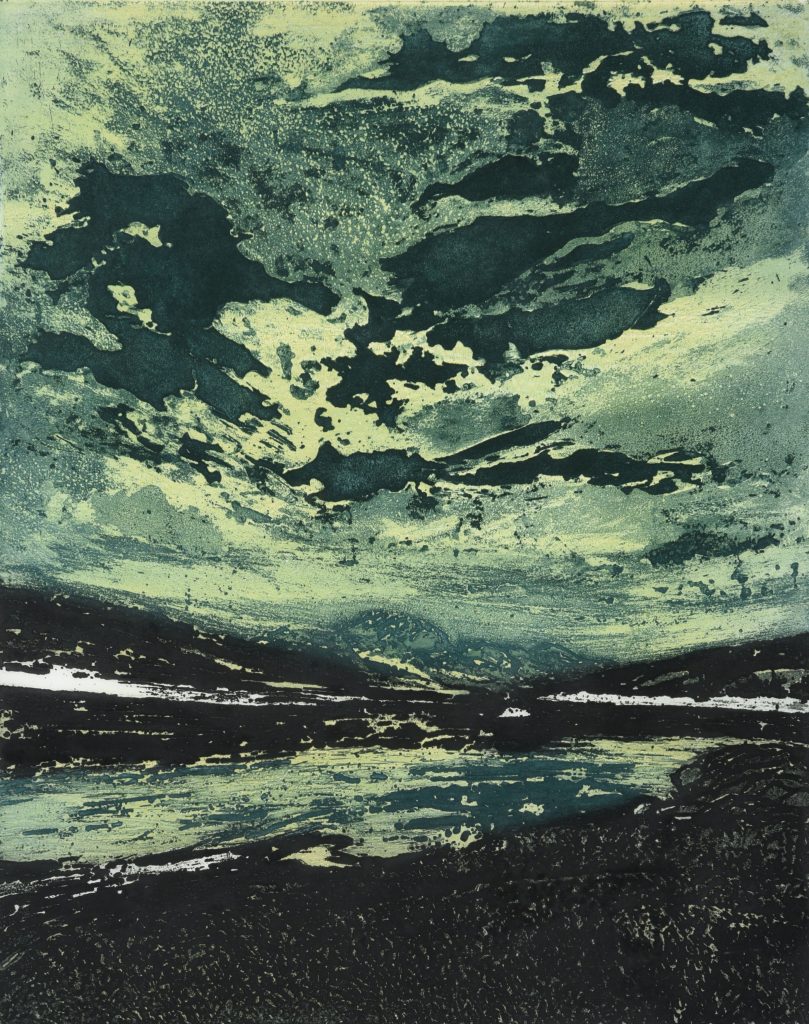 Irene Scheinmann, Storm-at-sunset